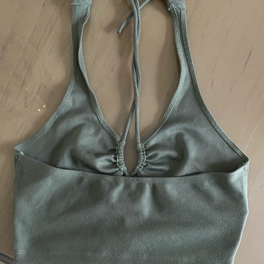 Princess Polly Raddix Top Green - Picture 4 of 5